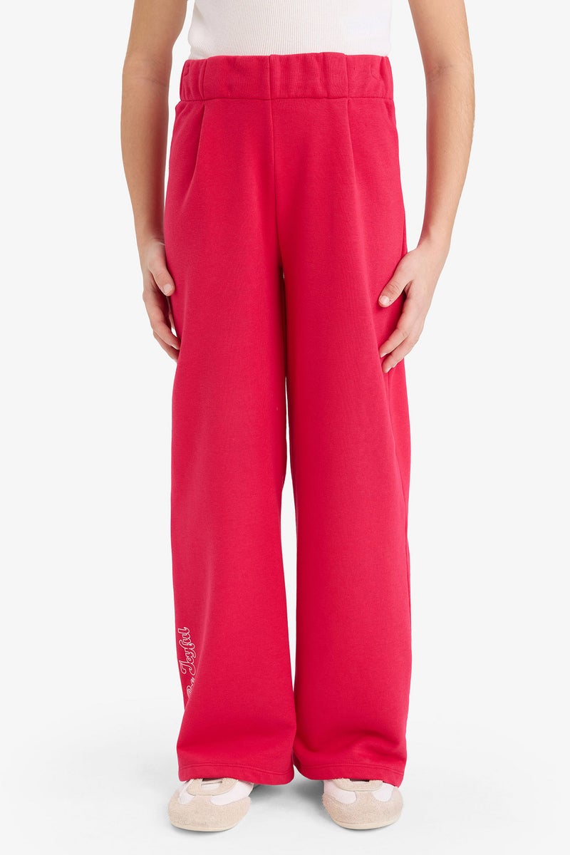 DeFacto Red Girl Girl Sweatshirt and Sweatpants 2 Piece Set Casual - Image 5